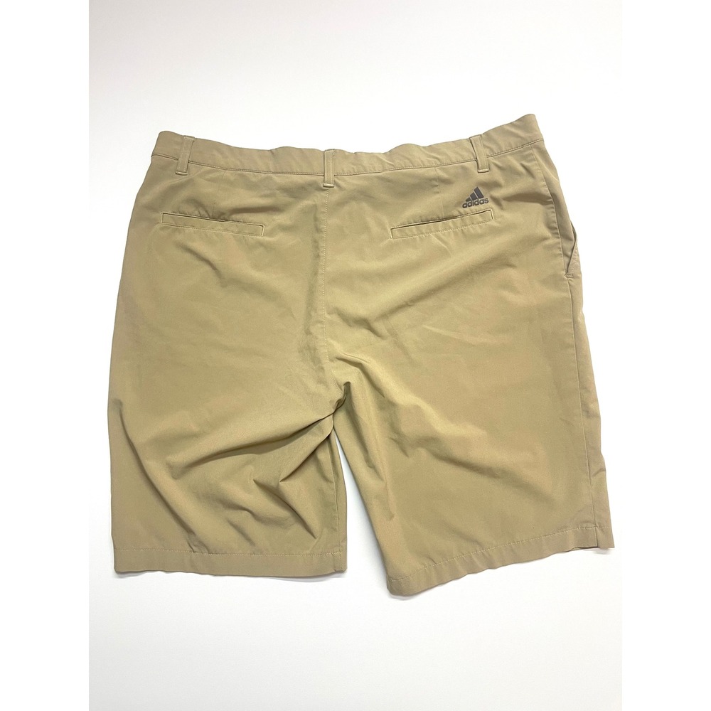 Adidas Golf Primegreen Shorts Mens 38 Khaki Tan Stretch Performance Athletic - Picture 13 of 15